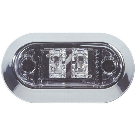 INNOVATIVE LIGHTING Innovative Lighting 200-5503-7 2-LED Surface Mount Light - White/Clear Lens 200-5503-7